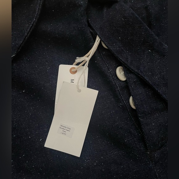 Micaela Greg Knotted Sailor Denim Trousers size Large - Picture 5 of 6